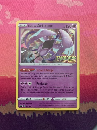 Pokemon card galarian - card,
