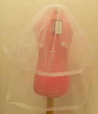 Communion veil, Pearl cross