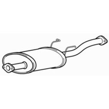 Centre Exhaust Middle Silencer