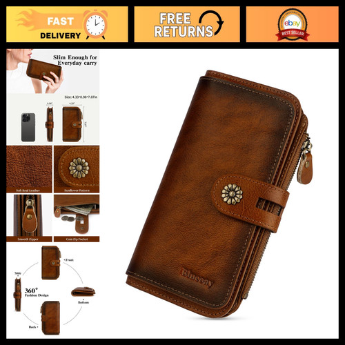 Rfid leather wallet - rfid, women