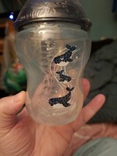 Modified Baby Bottle With Sealed Teat And Fake Milk For Use With Reborn Dolls