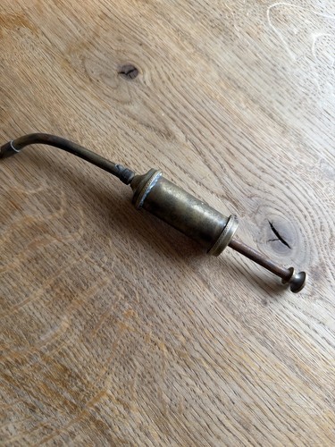 Vintage brass hand pump - vintage, oiler