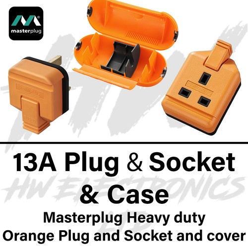 Orange rubber composite plug - orange,