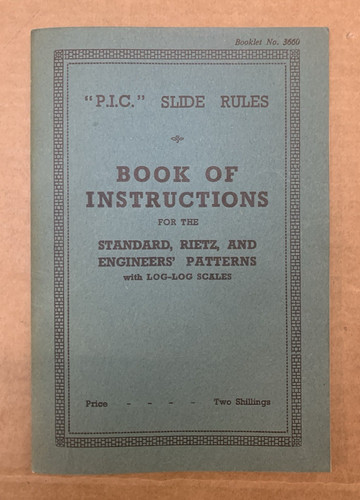 Slide rules book of - ,