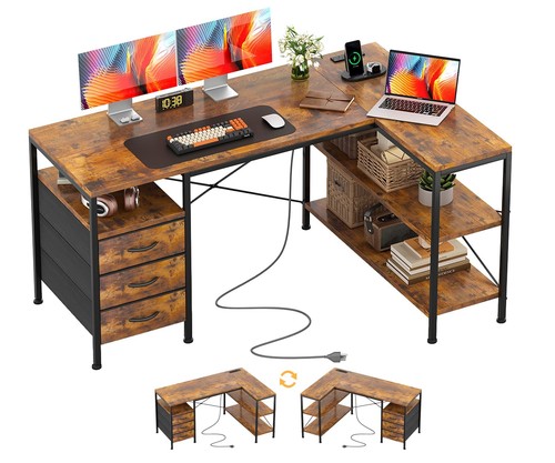 120cm corner desk - 120cm, with