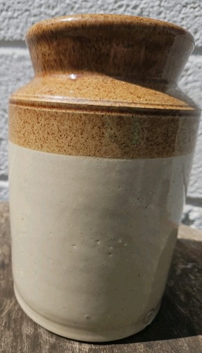 Vintage antique stone ware pot - stone,