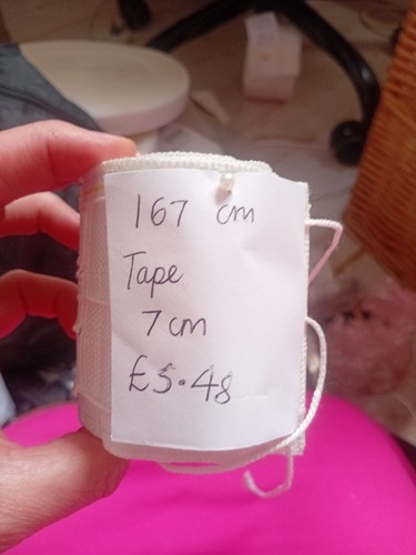 7cm deep curtain tape pinch - tape,