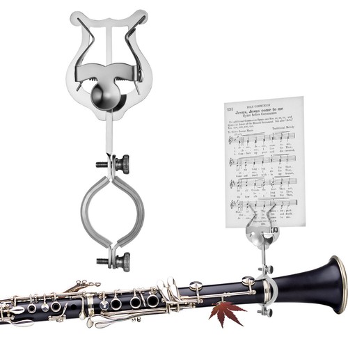 Metal clarinet lyre clip - metal,