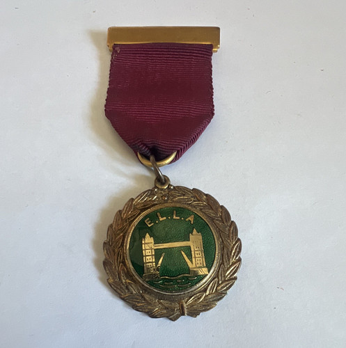Masonic medal jewel - e.l.l.a.,