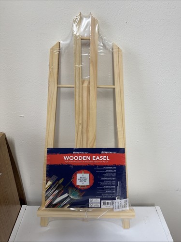 Wooden easel 42cm max height - wooden,