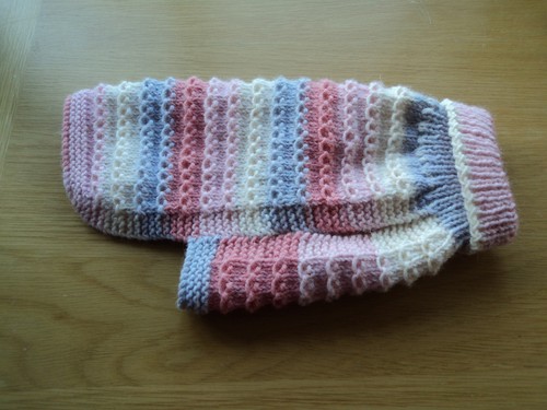 Hand knitted aran dog cat - hand, dog/cat