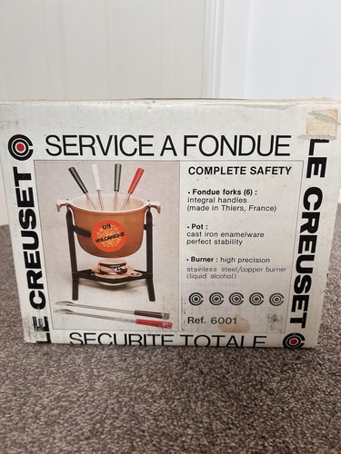 Vintage creuset fondue set - le,