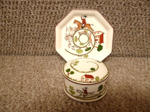 Wedgwood coalport hunting - coalport,