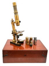 Antique Nachet microscope (c.1875) in case