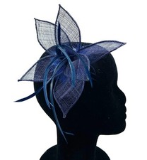 Ladies Feather Beak Clip Fascinator Weddings Races Royal Ascot Hair Clip