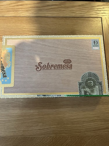 Empty cigar box - empty,