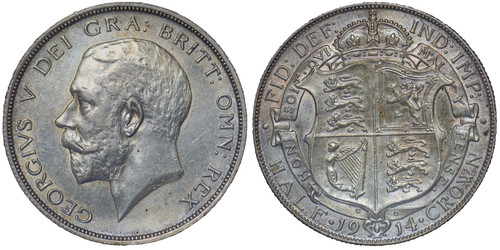 George silver halfcrown - silver,