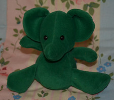 Vintage green velour - green,