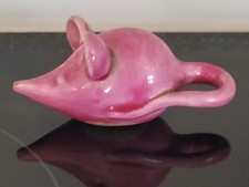 CERAMIC PINK MOUSE approx
