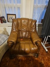 New Btown Leather Arm Chair Good Condition Never Used Collection Only 