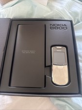 Nokia 8800 Sirocco Edition Mobile Phone Silver Black, Unlocked