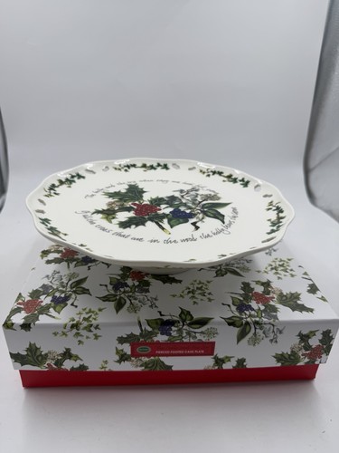 Portmerion holly ivy pierced - &,