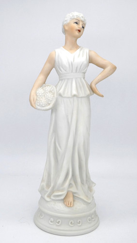 Vintage porcelain lady - vintage,