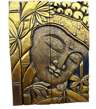 Hand Carved & Painted Gold