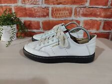 MENS SUPERDRY WHITE LEATHER LOW TOP CASUAL TRAINERS SNEAKERS SHOES UK 7 EU 40