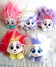 Shnooks Bundle Of Five Soft Toys Fluffy Hair Toy Joblot