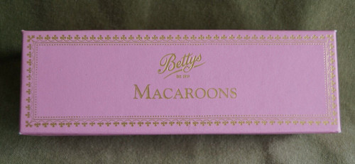 Betty macaroons empty box - macaroons,