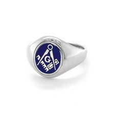 Solid Silver Square and