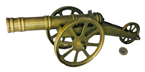 Cannon ornament large heavy - ornament,