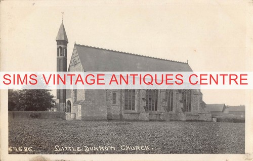 Antique postcard rppc church - postcard,