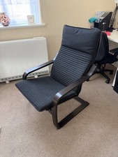 IKEA Poang chair. Black ash