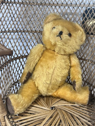 Old vintage teddy bear mohair - teddy,