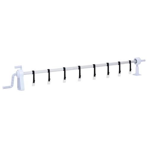Pool cover roller with plastic - cover,