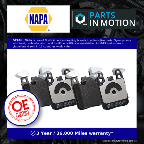 Brake pads set rear - brake,
