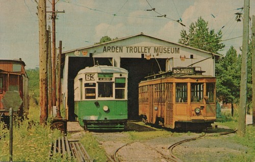 Vtg postcard arden trolley - vtg,