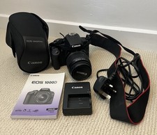 Canon EOS 1000D Digital SLR Camera 18-55mm Starter Kit - Tested & Working