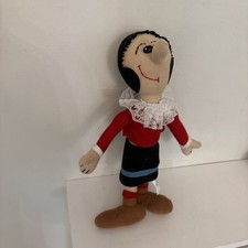 Vintage Olive Oil Soft Plush Toy Olive Oyl 12” Popeye 1993