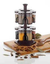 Spice Herb Jar Rack Holder