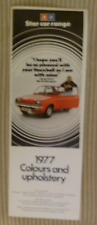 Vauxhall Chevette Viva Magnum Cavalier VX UK COLOURS & TRIM 1977