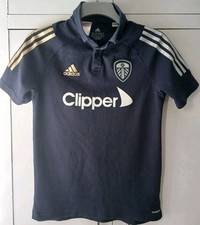 Adidas Leeds United Polo Shirt 2020-21 Size 13-14 Years 34" Chest 