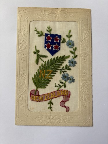 Ww1 silk postcard new - silk,