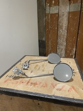 Vintage Chrome Motor Bike Pair of Mirrors Made in Japan