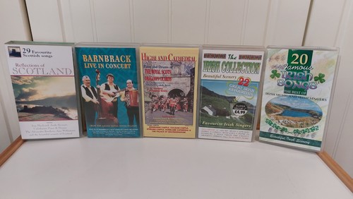 Reduced assorted music vhs - reduced, 5
