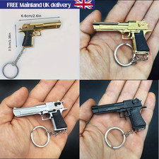 Desert Eagle - Keychain , Keyring , Gun Style Alloy , Military Backpack Charm.