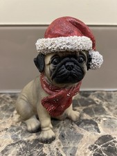 Pug Dog Theme Xmas Ornament