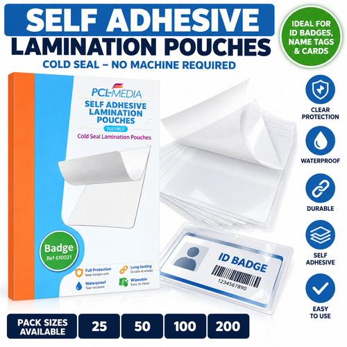 Badge cold seal laminating - badge,